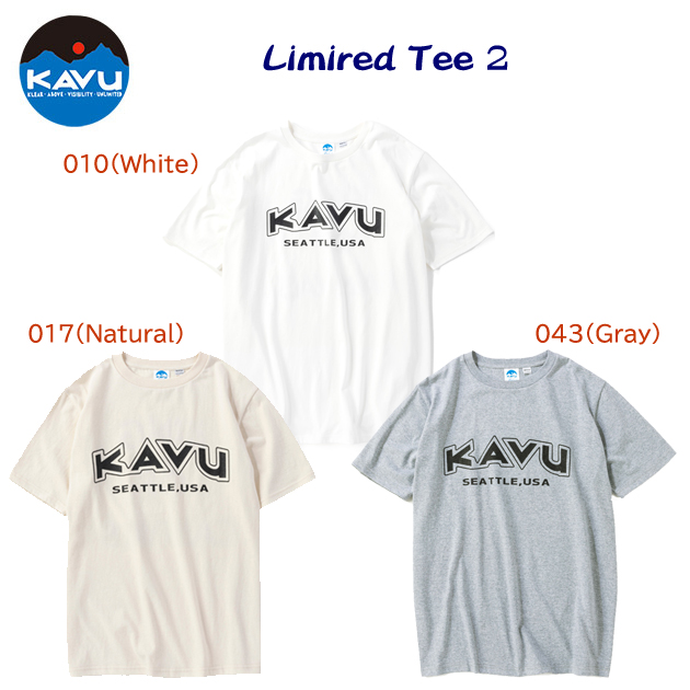 KAVU(カブー)/カブー/メンズウェア/Tシャツ/Tシャツ 24春夏NEW リミテッドTee(メンズ/Tシャツ) 19822031(カラー:White×サイズ:Mサイズ)