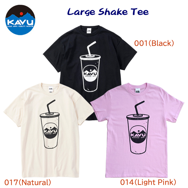 KAVU(カブー)/カブー/メンズウェア/Tシャツ/Tシャツ 24春夏NEW ラージシェイクTee(メンズ/Tシャツ) 19822046(カラー:LightPink×サイズ:Sサイズ)