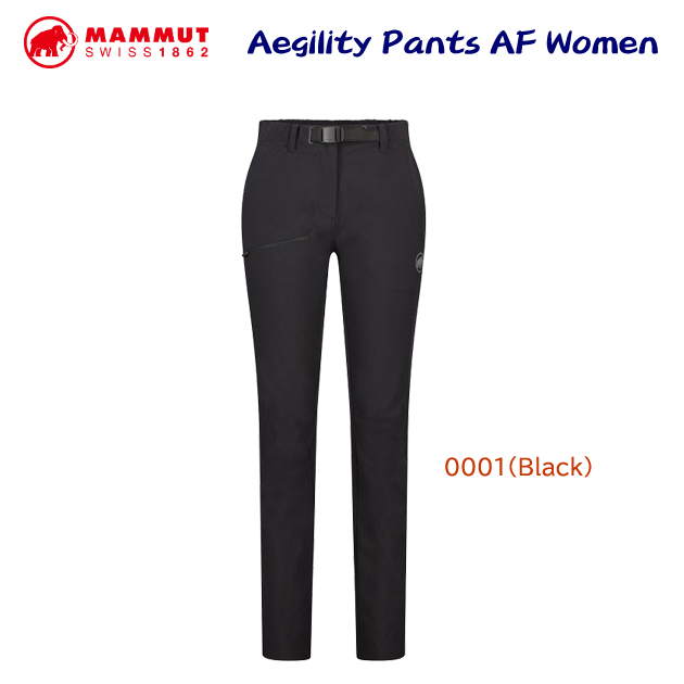 マムート/レディースウェア/アウトドアパンツ/トレッキングパンツ 24春夏NEW Aegility Pants AF Women(レディース/パンツ) 1022-02240(カラー:Black×サイズ:日本サイズM)
