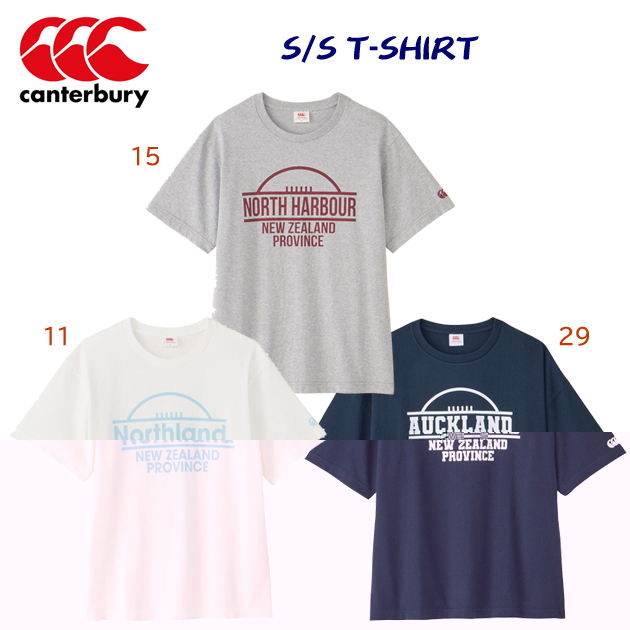カンタベリー/メンズウェア/Tシャツ/Tシャツ 24春夏NEW ショートスリーブTシャツ(メンズ/Tシャツ) RA34124(カラー:11×サイズ:Mサイズ)